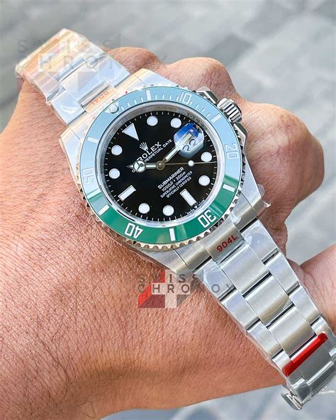 rolex submariner 41mm starbucks|2024 Rolex Submariner date.